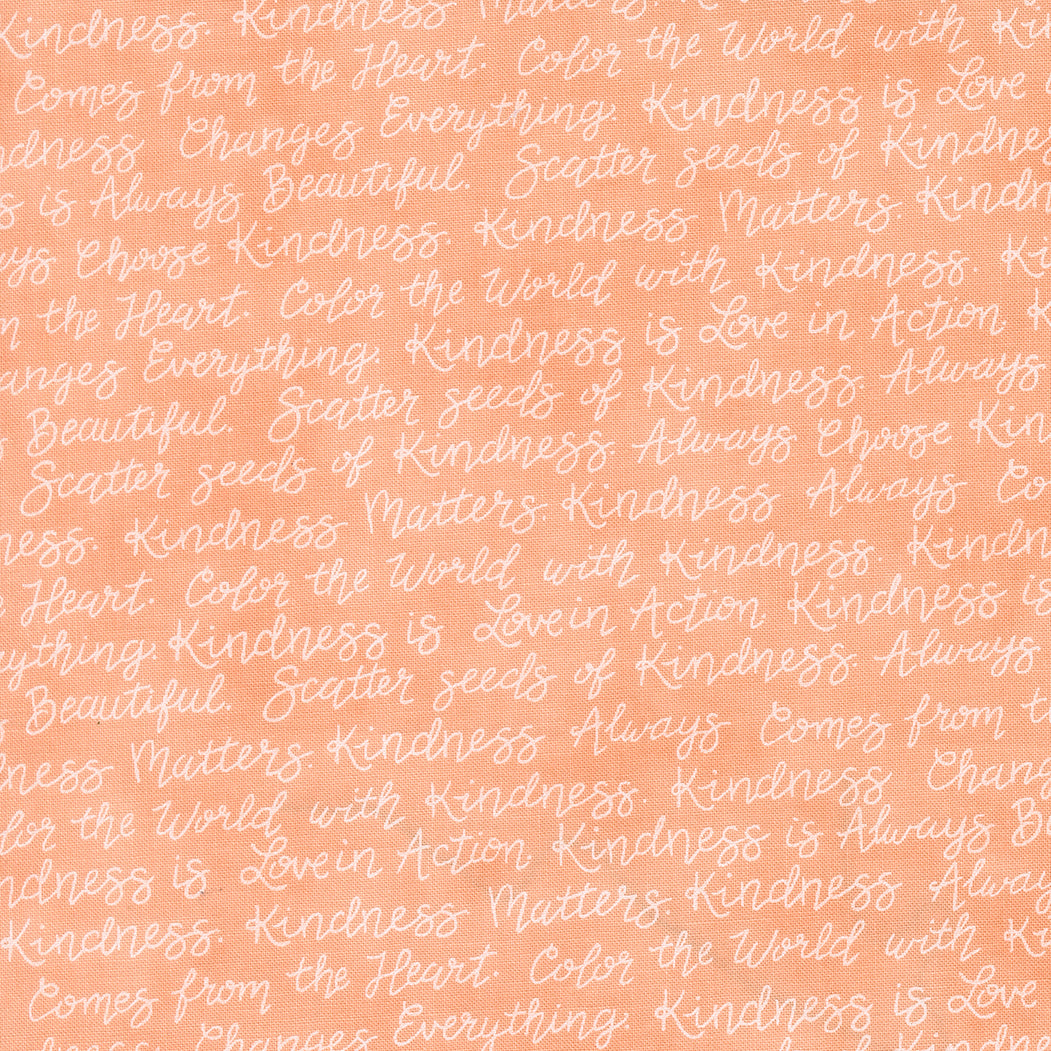 COMING SOON - Kindness Text Coral by Deb Strain