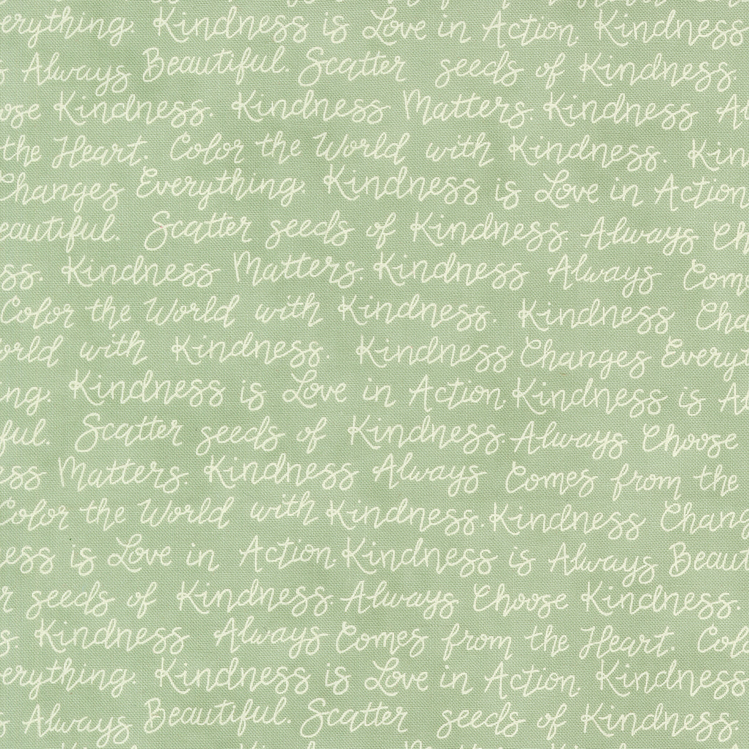 COMING SOON - Kindness Text Sage by Deb Strain