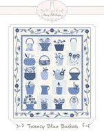Twenty Blue Baskets Quilt Pattern by Bunny Hill Designs