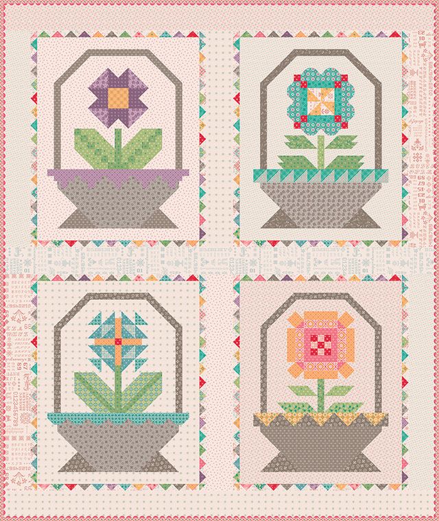 Piece and Plenty Quilt Seeds Finishing Kit by Lori Holt