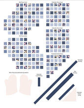 Load image into Gallery viewer, RESERVATION - Twilight on the Prairie Oven Mitt Potholder Due Home Dec Panel (Navy) by Modern Prairie