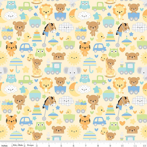 Special Delivery Main Yellow by Doodlebug Design Inc.