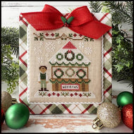 Christmas Market - Christmas Wreath Stand by Country Cottage Needleworks