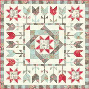 Collections for a Cause - Etchings Tulip Garden Quilt Kit by Howard Marcus and 3 Sisters