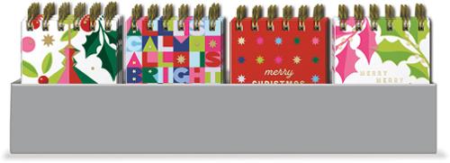 Spiral Christmas Notepads by Lady Jayne