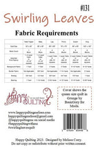 Load image into Gallery viewer, Swirling Leaves Quilt Pattern by Melissa Corry