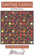 Load image into Gallery viewer, Swirling Leaves Quilt Pattern by Melissa Corry