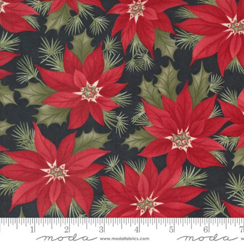 A Christmas Carol - Promising Poinsettia - Ebony by 3 Sisters