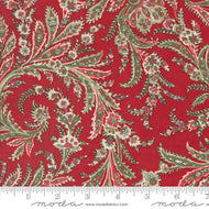 A Christmas Carol - Whispering Winds Paisley - Crimson by 3 Sisters