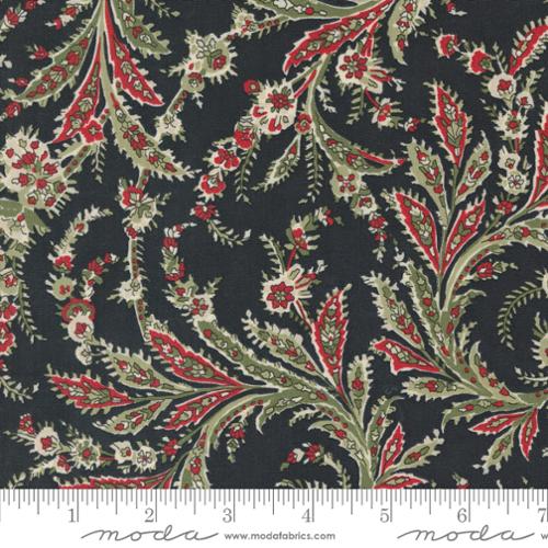 A Christmas Carol - Whispering Winds Paisley - Ebony by 3 Sisters