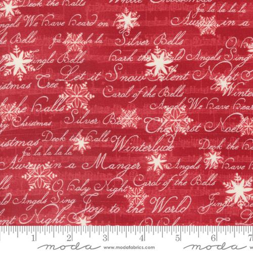 A Christmas Carol - Christmas Carols Text and Words - Crimson by 3 Sisters