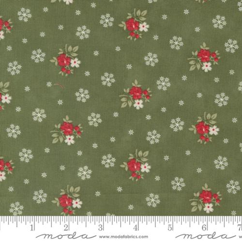 A Christmas Carol - Floral Flurries Small Floral Snowflakes - Holly by 3 Sisters