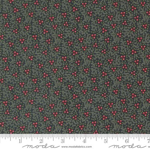 A Christmas Carol - Berry Bunches Blenders - Ebony by 3 Sisters