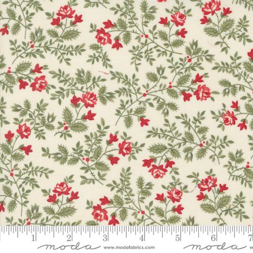 A Christmas Carol - Silent Night Small Floral - Snowflake by 3 Sisters