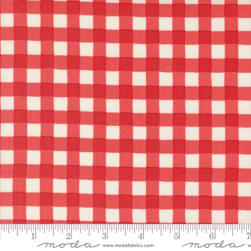 Willows Farm Farm House Gingham Barn Red by Deb Strain