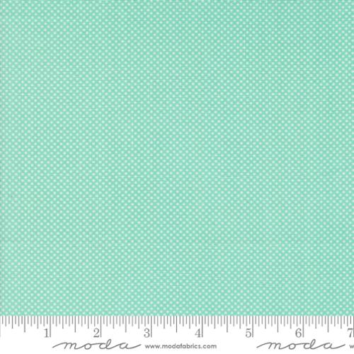Coriander Colors Aqua Tiny Dots by Corey Yoder