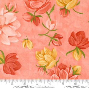 Kindred - Petaluma Florals Coral by 1 Canoe 2