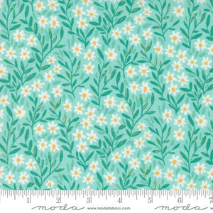 Kindred - Daisy Florals Aqua by 1 Canoe 2