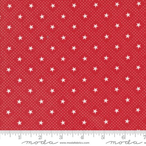 Grand Haven Star Check Scarlet by Minick & Simpson