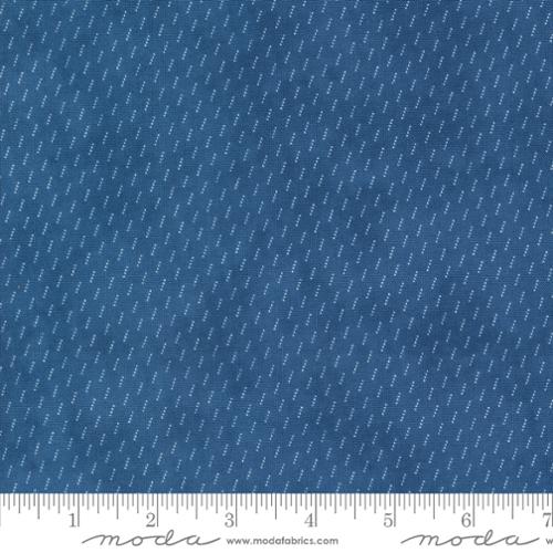 Grand Haven Dotted Shirting Nautical Blue by Minick & Simpson