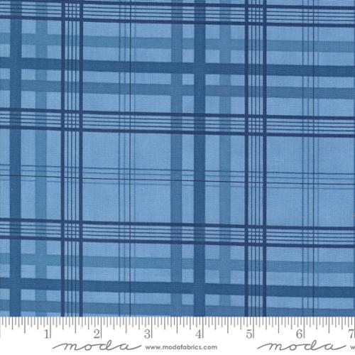 Grand Haven Plaid Checks Sky by Minick & Simpson