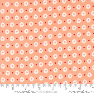 Laguna Sunrise Petal Florals Dot Cantaloupe by Sherri and Chelsi