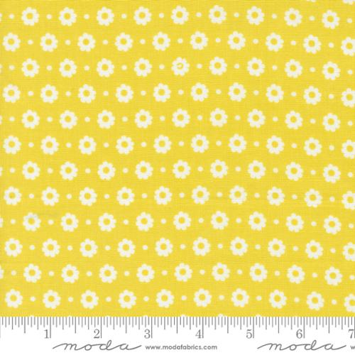 Laguna Sunrise Petal Florals Dot Citrine by Sherri and Chelsi