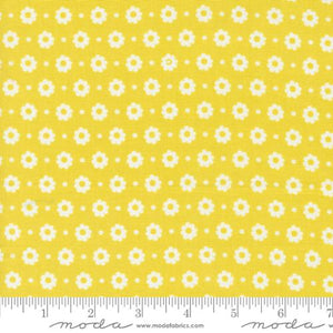 Laguna Sunrise Petal Florals Dot Citrine by Sherri and Chelsi