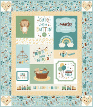 Load image into Gallery viewer, RESERVATION - Baby Boy Cute as a Button Boy Panel Boxed Quilt Kit by Lori Whitlock