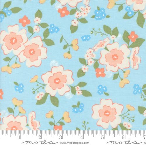 Dainty Meadows Wild Boutique Florals Sky by My Sew Quilty Life