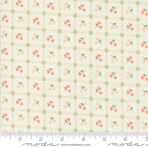 Dainty Meadow Picnic Petals Checks and Plaids Floral Porcelain by My Sew Quilty Life