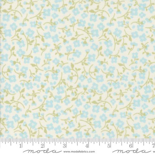 Dainty Meadow Small Floral Porcelain Sky by My Sew Quilty Life