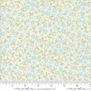 Dainty Meadow Small Floral Porcelain Sky by My Sew Quilty Life