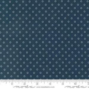 Rosemary Cottage Darling Dot Navy by Camille Roskelley