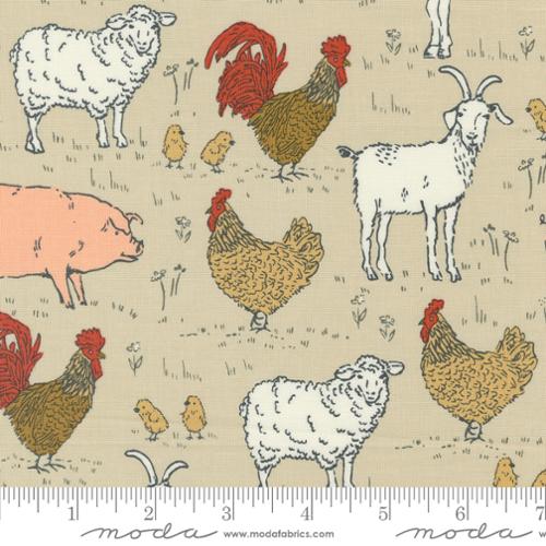 Farmstead Animal Farm Linen by Stacy Iest Hsu