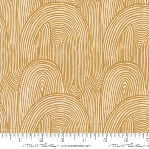 Things Above Wavy Whirl Harvest Gold by Fancy That Design House