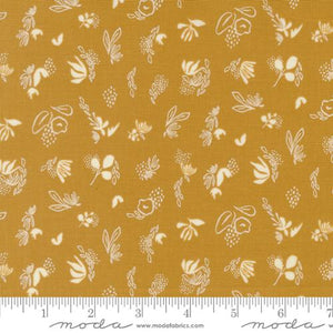 Things Above Floral Sprinkle Harvest Gold by Fancy That Design House