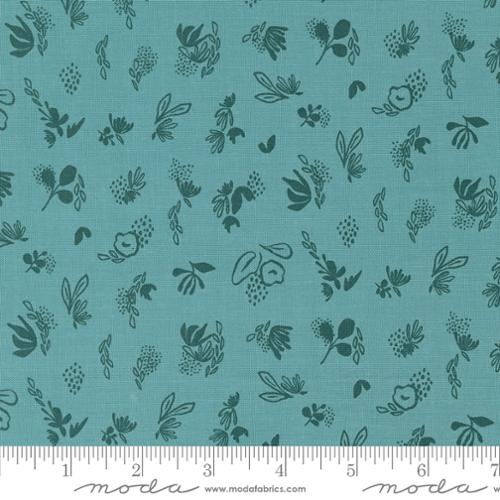 Things Above Floral Sprinkles Teal by Fancy That Design House