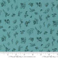 Things Above Floral Sprinkles Teal by Fancy That Design House