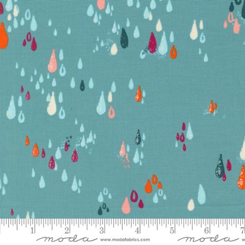 Things Above Raindrops Teal by Fancy That Design House