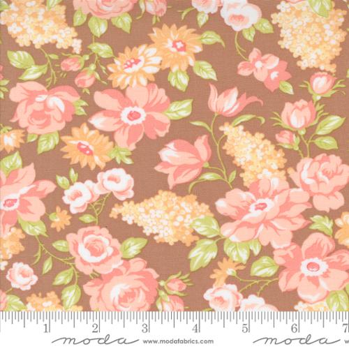 Portofino Tuscan Blooms Floral Sienna by Fig Tree and Co