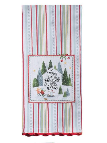 Magical Winterland Tea Towel by Kay Dee Designs