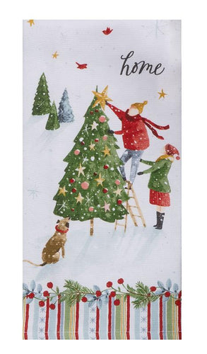 Magical Winterland Terry Towel by Kay Dee Designs