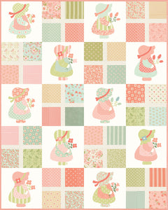 RESERVATION - Sunbonnet Hopscotch Quilt Kit by Heather Briggs