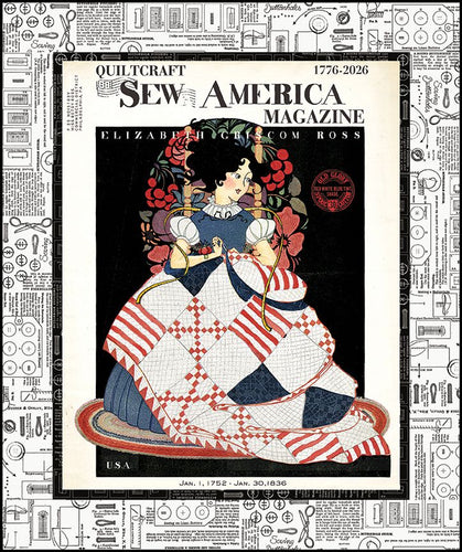 RESERVATION - Sew America Betsy Ross Main Panel Quilt Kit by J. Wecker Frisch