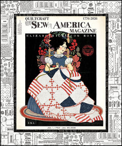 RESERVATION - Sew America Betsy Ross Main Panel Quilt Kit by J. Wecker Frisch