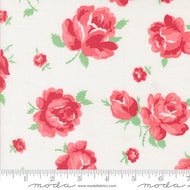 Summertime Florals Cream by Camille Roskelley