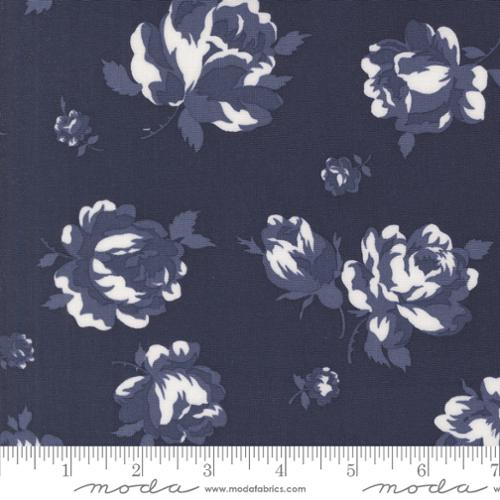 Summertime Florals Navy by Camille Roskelley