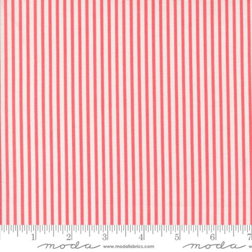 Summertime Stripes Dark Pink by Camille Roskelley