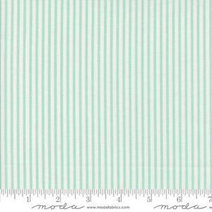 Summertime Stripes Aqua by Camille Roskelley
